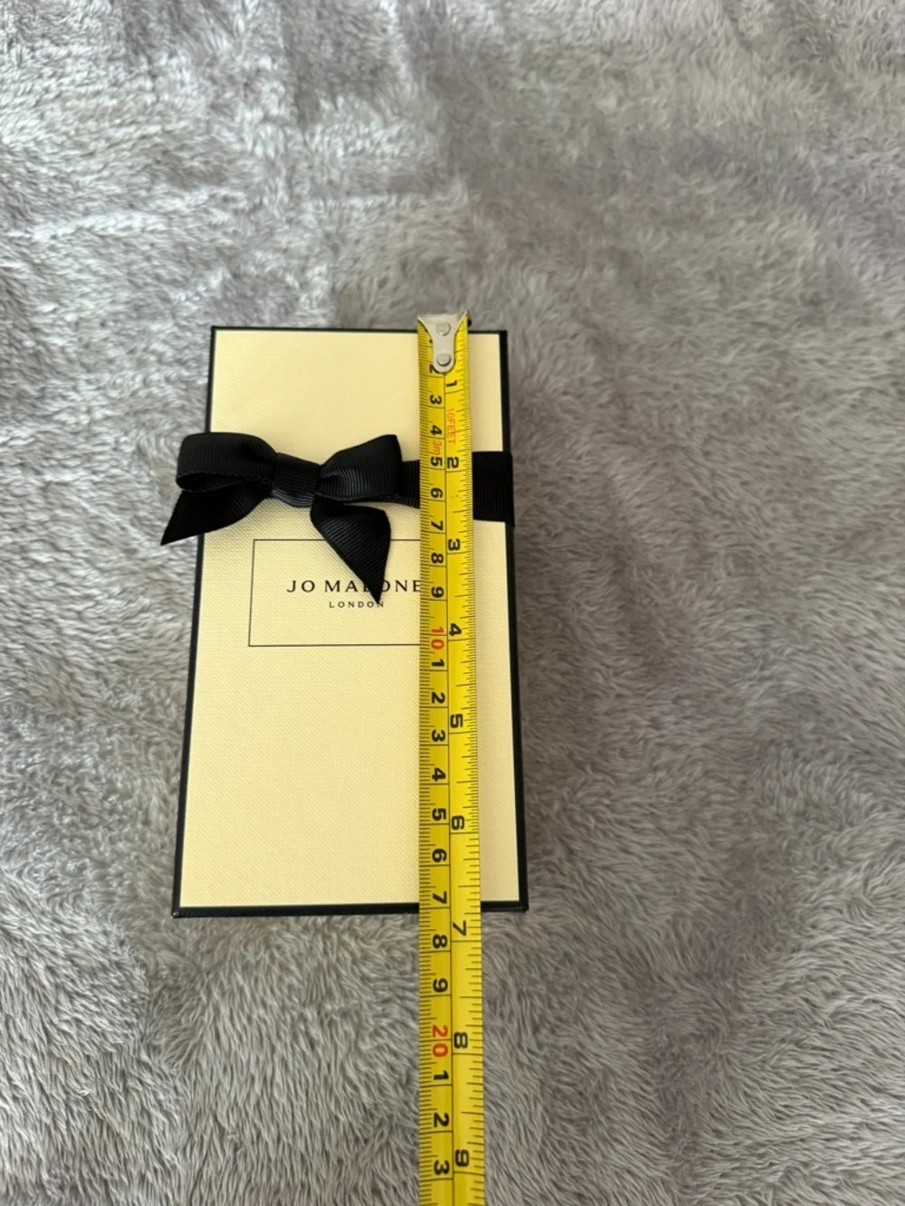 Jo Malone Cream and Black Gift Box with Ribbon